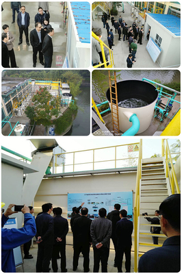 市委常委、區委書記李世貴一行考察我司江寧泵站污水凈化提升項目